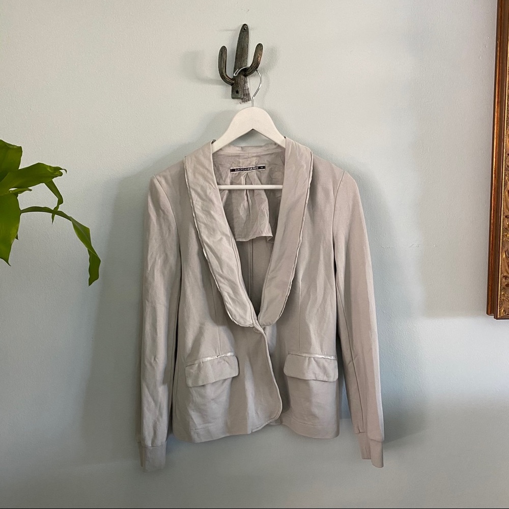 European Culture cotton sporty blazer